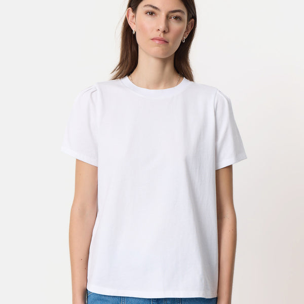 LEVETE ROOM Kowa 5 t-shirt - hvid