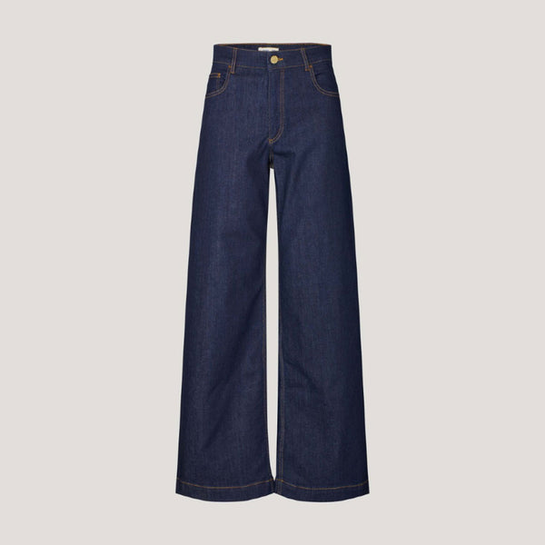 BAUM UND PFERDGARTEN brede Nicette jeans - rinse blå