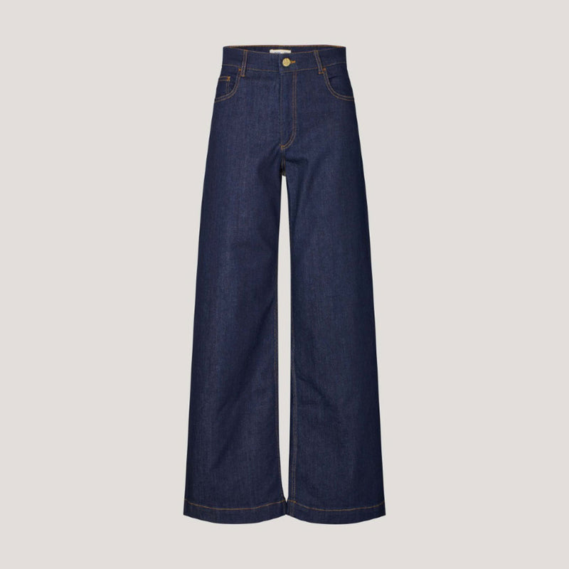 BAUM UND PFERDGARTEN brede Nicette jeans - rinse blå