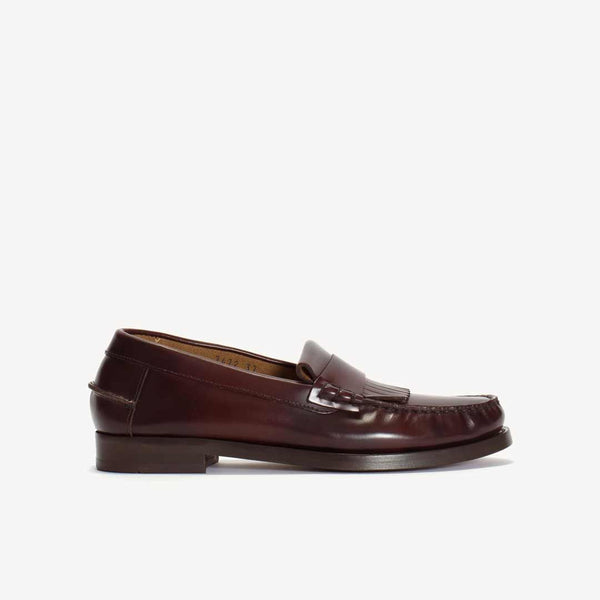 DICO Moccasin loafer med frynser - bordeaux