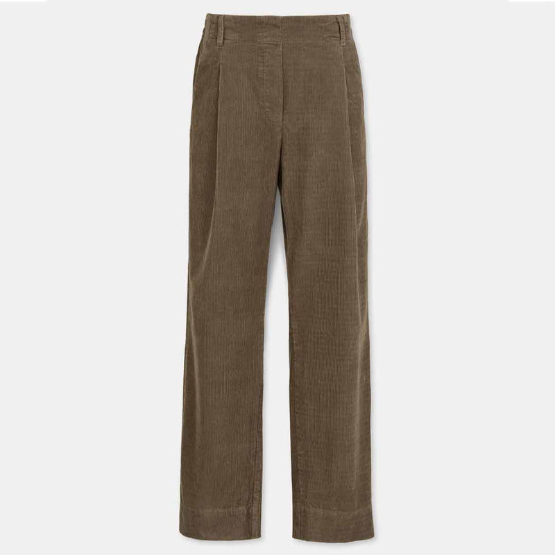 AIAYU Billy Corduroy bukser - khaki brune