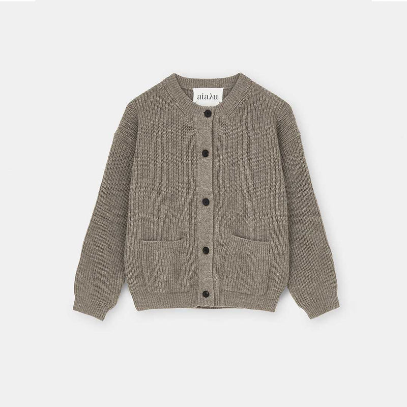 AIAYU Bine cardigan - Pure Soil beige