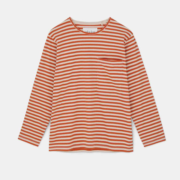 AIAYU Circular Long Sleeve t-shirt - mix orange