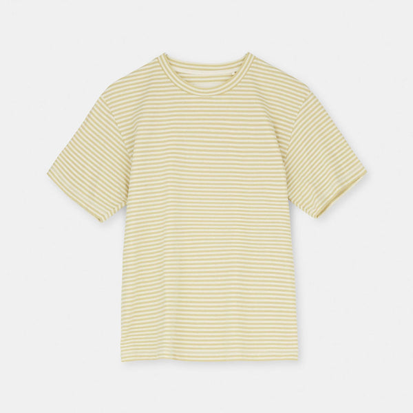 AIAYU Classic Circular tee - mix lime juice striber