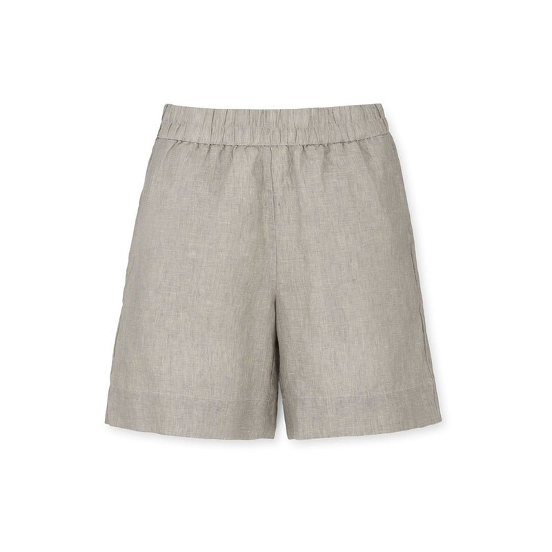 AIAYU Shorts Long Linen - grå