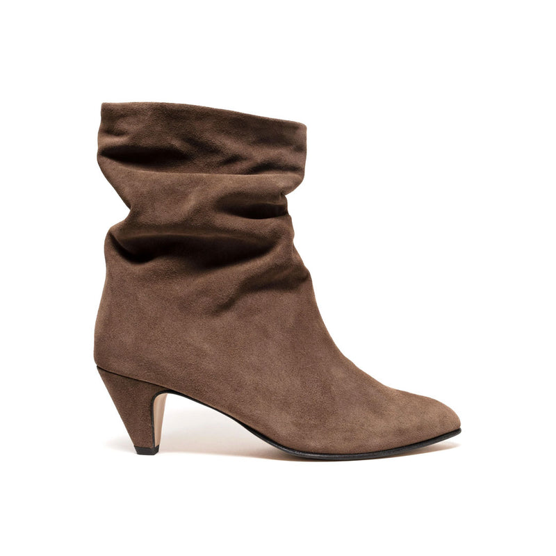 ANONYMOUS COPENHAGEN Vully 50 stiletto suede støvle - taupe brun