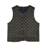 APOF Dot vest - quilt olive blue