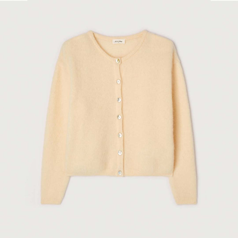 AMERICAN VINTAGE VITO19e cardigan - creme