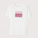 AMERICAN VINTAGE YKO02A logo T-shirt - hvid