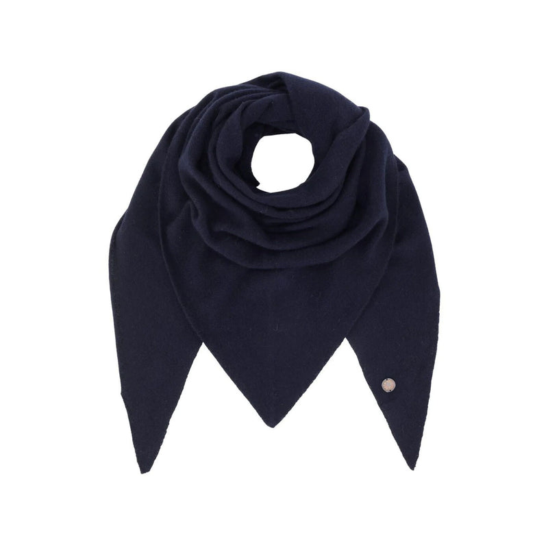 BETA STUDIOS Triangle cashmere tørklæde - navy blå