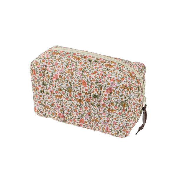 BON DEP Pouch Square toilettaske - Imran Pink Liberty stof