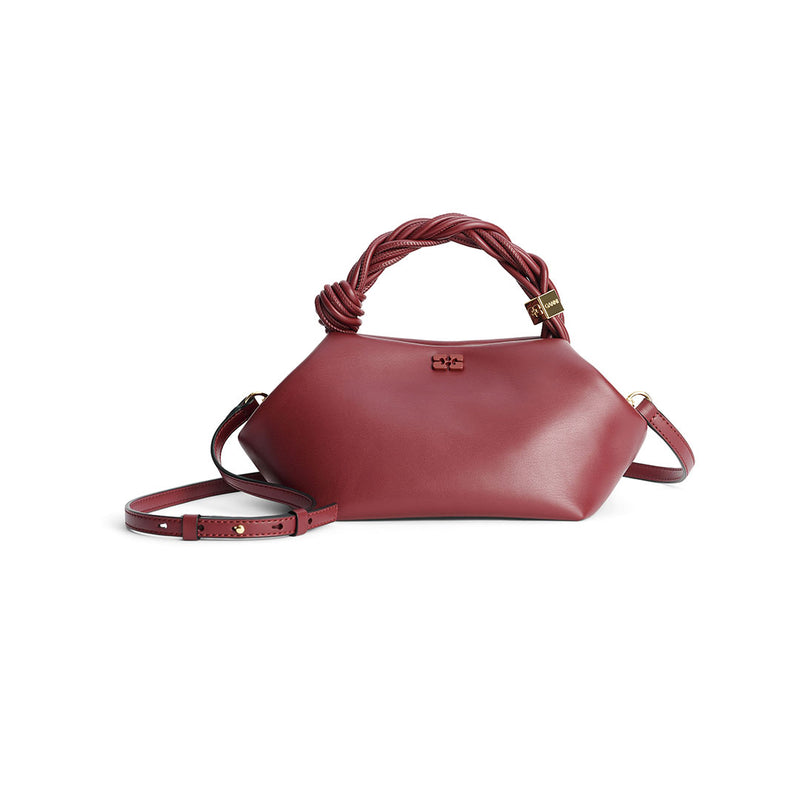 GANNI A5313 taske - burgundy