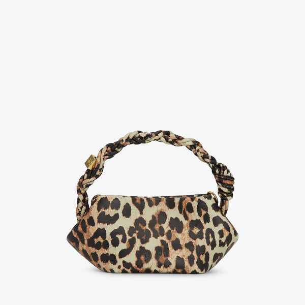 GANNI A5817 Bou taske mini - leopard