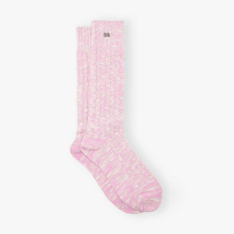 GANNI A6412 Chunky Cotton Socks - Pink lavender