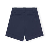 GANNI F9015 shorts - sky captain blå