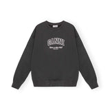 GANNI T4014 Isoli Ganni Oversized Sweatshirt - phantom sort