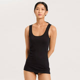 HANRO tank top ultralight - sort