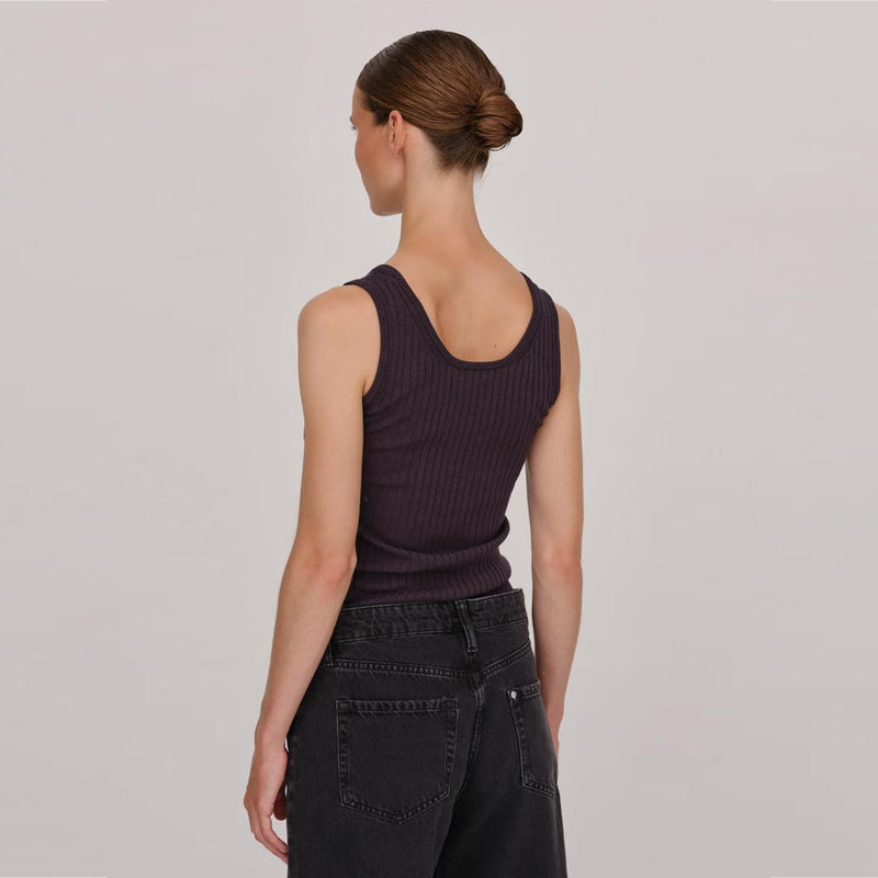 HERSKIND Tripa tank top - ebony