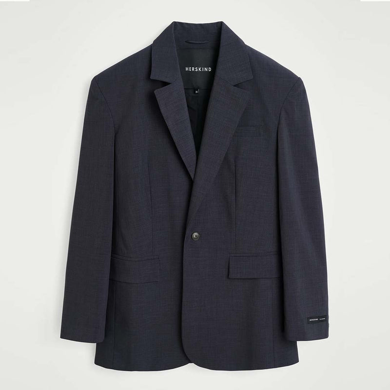 HERSKIND Yago Blazer - navy grå