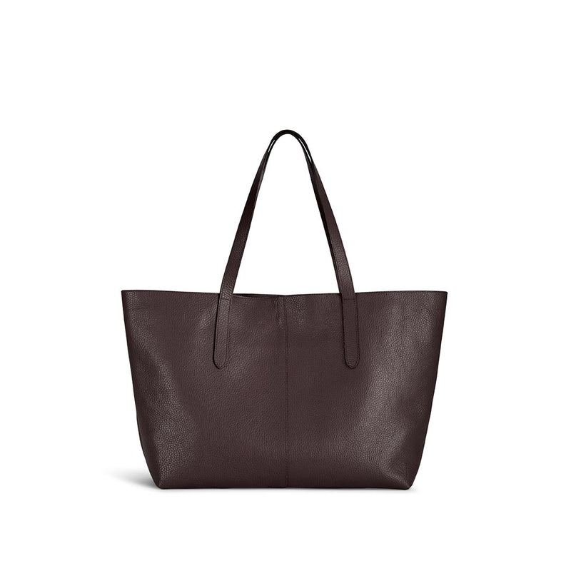 INFINITO karin large tote taske - testa mora brun