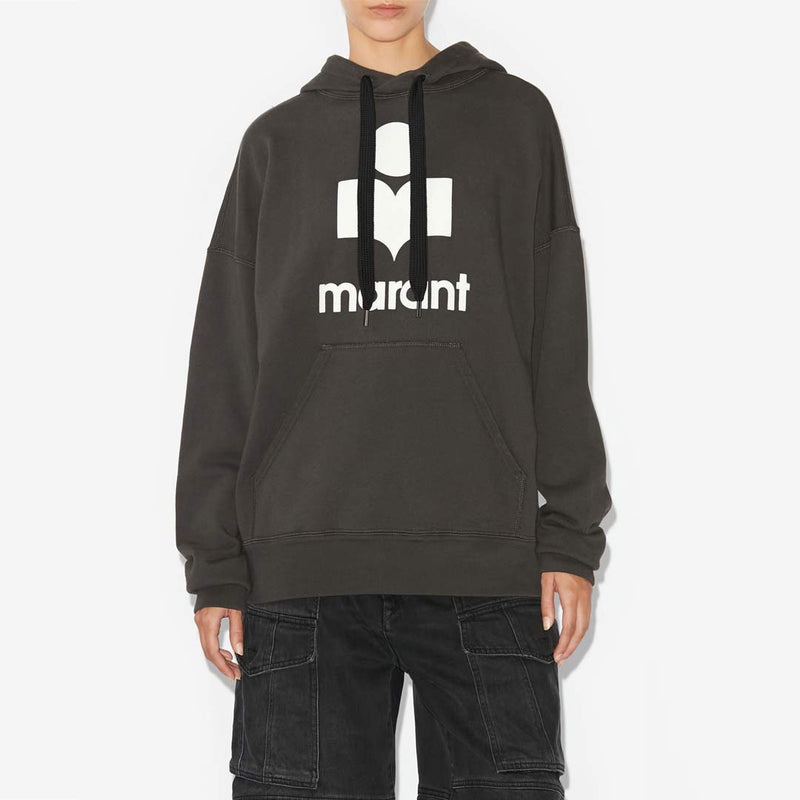 ISABEL MARANT Mansel logo hoodie - sort