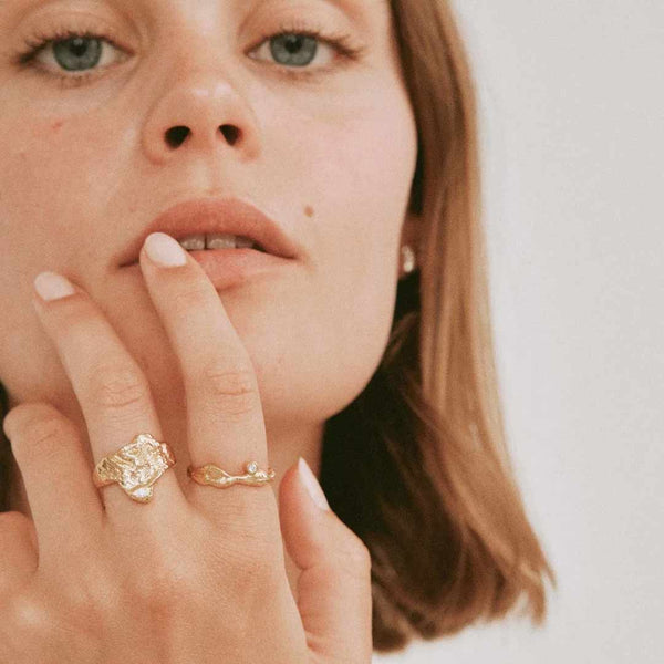 LEA HOYER Elin diamant ring - guld