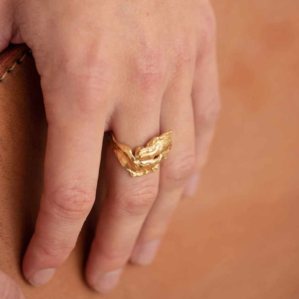 LEA HOYER Stella ring - guld