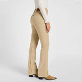 LEE Breese boot cut bukser - pioneer beige fløjl