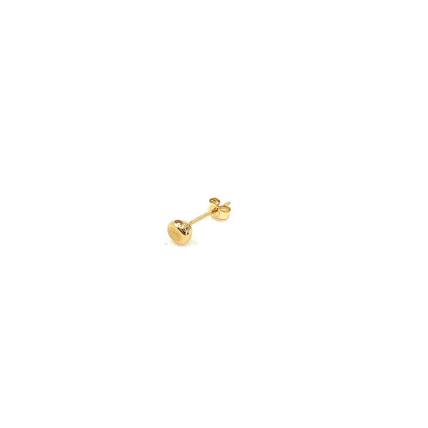 LELEAH Gold dot small ørering -  guld