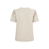 LEVETE ROOM Isol 1 t-shirt - island fossil beige