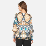 LOVE & DIVINE love738-14 bluse - ethnic print