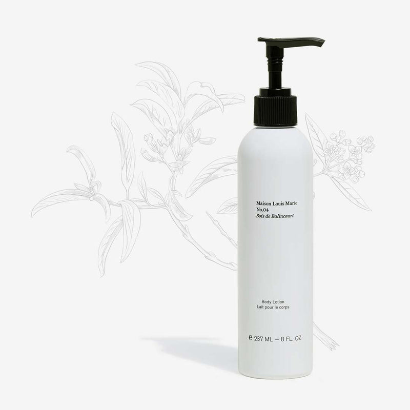 MAISON LOUIS MARIE No. 04 Bois de Balincourt body and hand lotion - 235 ml.