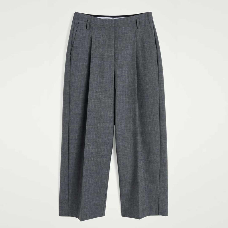 HERSKIND Carla bukser - light grey pinstripe