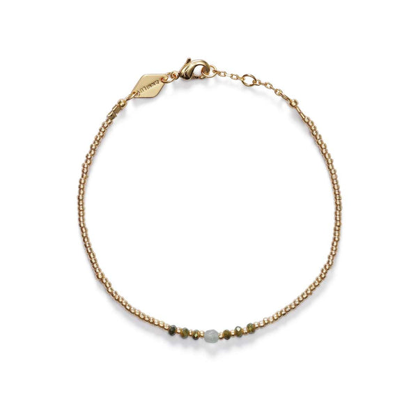 ANNI LU Bead & Gem armbånd - sort