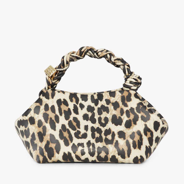 GANNI A6494 Bou taske - leopard