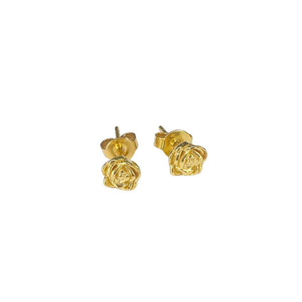 PICO Rose studs øreringe - forgyldt