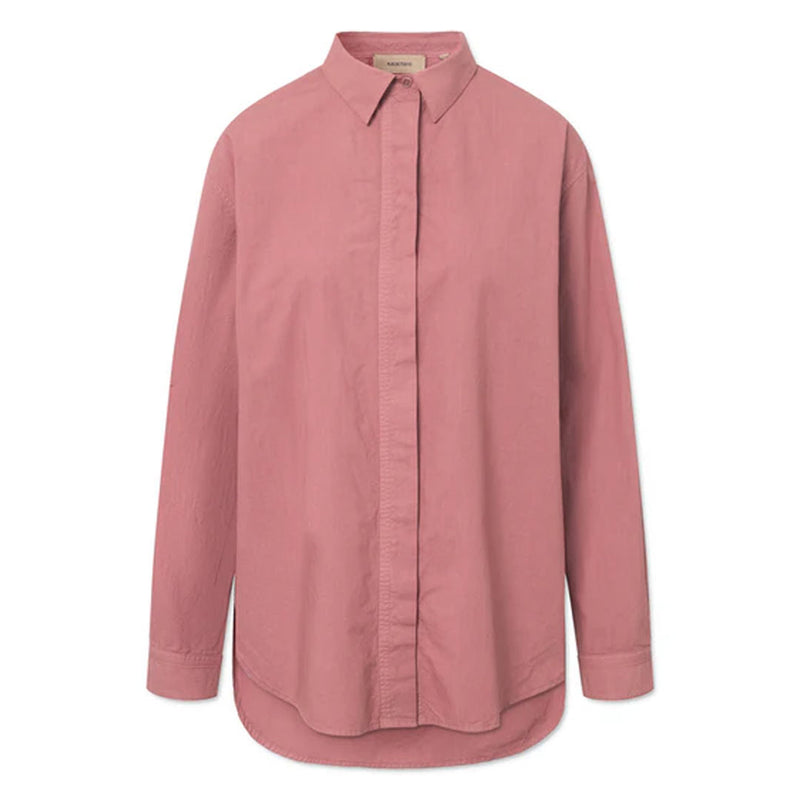 RUE DE TOKYO Shelby poplin skjorte - whithered rose