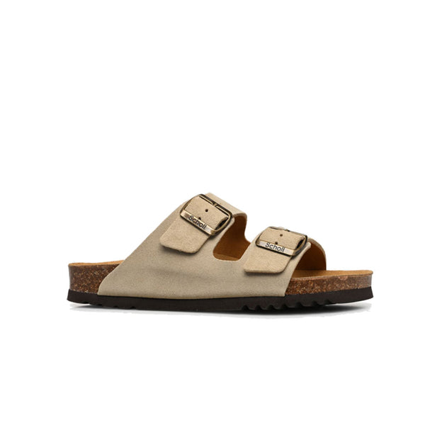 SCHOLL Josephine sandaler - beige ruskind