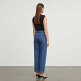 SKALL STUDIO Allison cropped jeans - mid blue