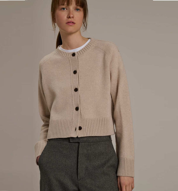 SOEUR Virginia cardigan - Ecru