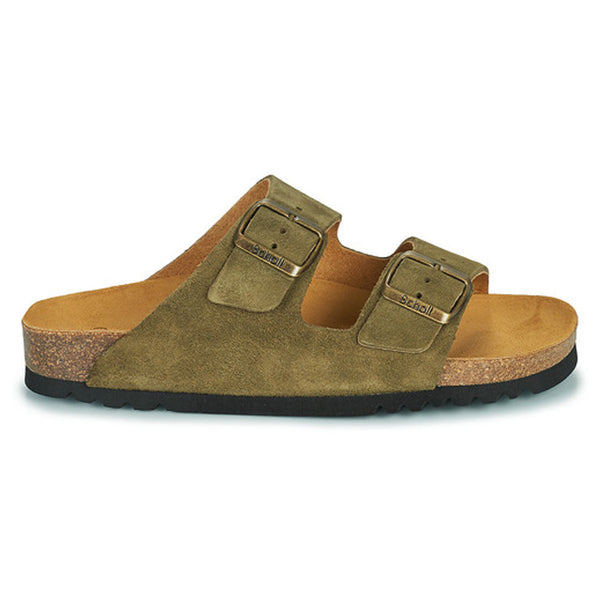 SCHOLL Josephine sandaler - khaki ruskind