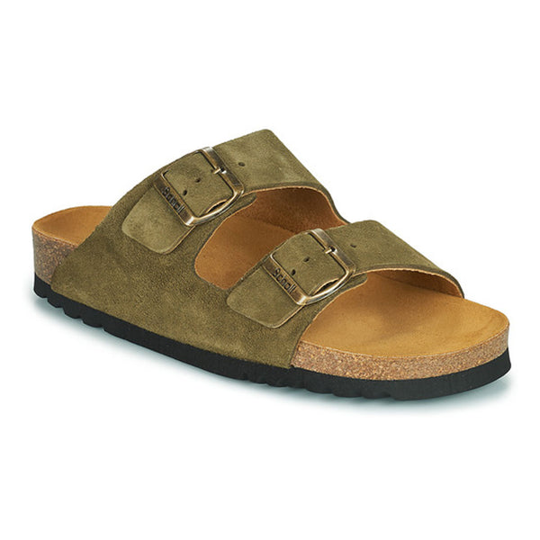 SCHOLL Josephine sandaler - khaki ruskind