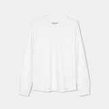 AIAYU Long Sleeve tee bluse - hvid