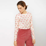 APOF Cinna langærmet T-Shirt - Fiesta Red Bow