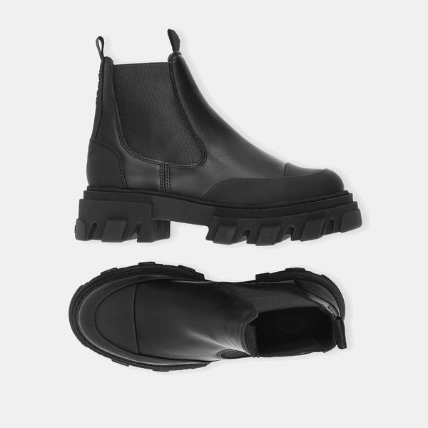 GANNI S1749 Low Chelsea Boot støvle - sort