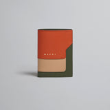 MARNI Billfold pung PFMOQ14U13 - Brick/pompeii/gazebo