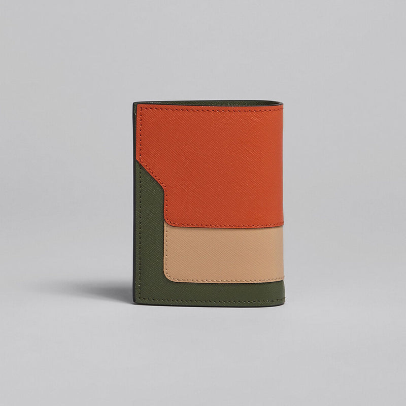 MARNI Billfold pung PFMOQ14U13 - Brick/pompeii/gazebo