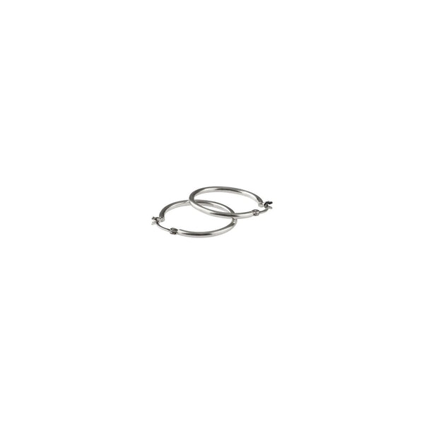 PICO Basic Hoop ørering, medium - sølv