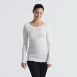 SEAMLESS BASIC Silky Jade silke bluse - Off White