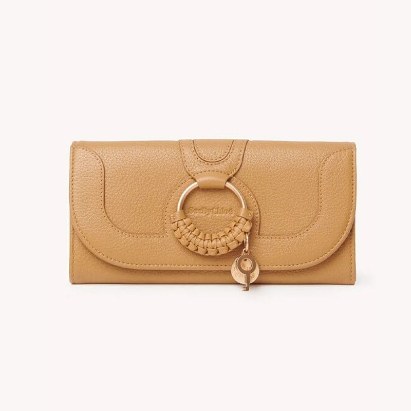 SEE by CHLOÉ Hana Long Wallet - Biscotti beige